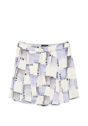 Emporio Armani abstract-print shorts - Neutrals