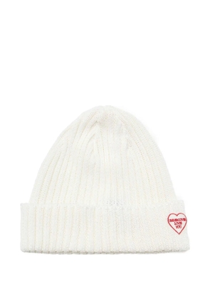 Undercover x Kijima Takayuki logo-patch beanie - White