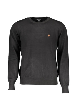 U.S. Grand logo-embroidered crew-neck sweater - Black