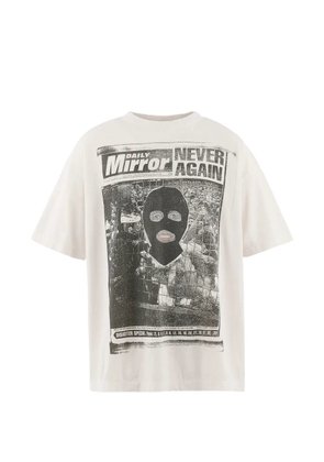 SAINT MXXXXXX graphic-print T-shirt - Neutrals