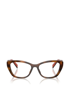 Prada Eyewear cat-eye glasses - Brown