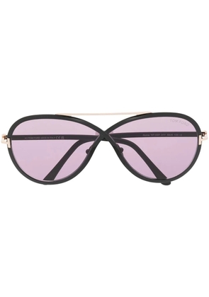 TOM FORD Eyewear top-bar sunglasses - Black