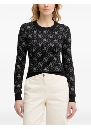 GUESS USA crew-neck sweater - Black