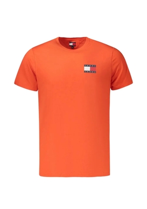 Tommy Hilfiger logo-patch T-shirt - Orange