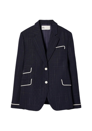 Tory Burch buddy wool jacket - Blue