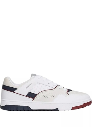 Tommy Hilfiger colour-block leather sneakers - White