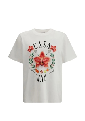 Casablanca Casa Way Orchid T-shirt - White