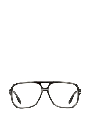 Marc Jacobs horn-effect pilot-frame glasses - Grey