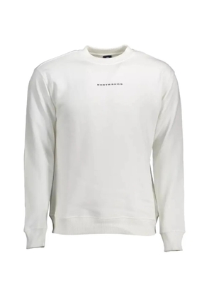 North Sails logo-print cotton sweater - White
