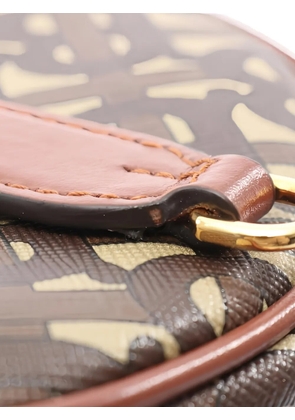 Burberry Pre-Owned TB monogram shoulder bag - Brown