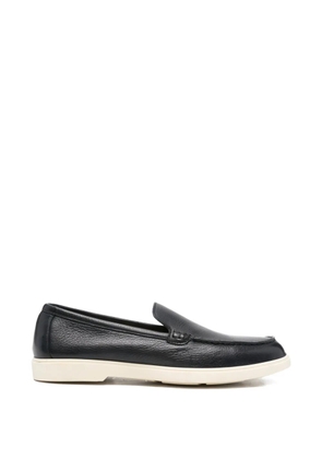 CALPIERRE grained leather loafers - Blue