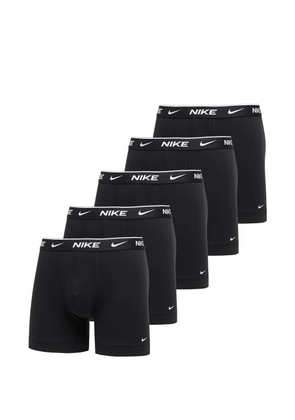 Nike logo-waistband boxer briefs (pack of five) - Black