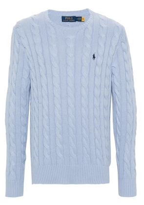 Polo Ralph Lauren Polo-Pony-motif cotton jumper - Blue