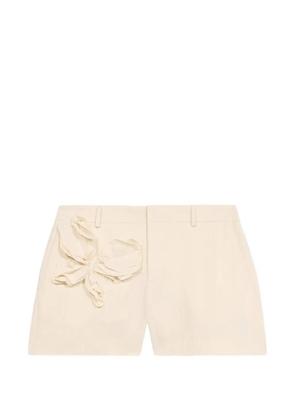 Blumarine butterfly shorts - Neutrals
