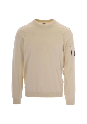 C.P. Company Lens-detail sweater - Neutrals