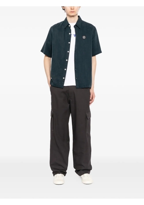 SPORT b. by agnès b. logo-patch shirt - Blue