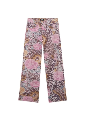 GCDS floral-print trousers - Neutrals