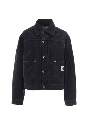 Carhartt WIP Smith camo denim jacket - Grey