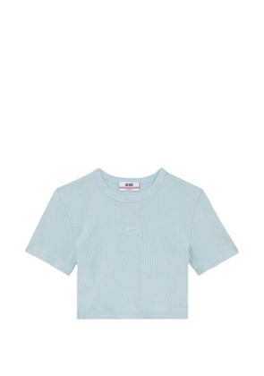 GCDS logo-detail T-shirt - Blue