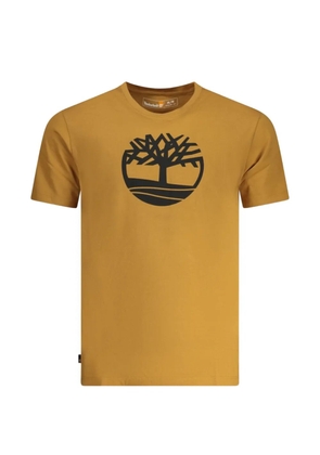 Timberland logo-print T-shirt - Yellow