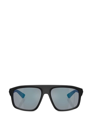 Prada Linea Rossa square-frame sunglasses - Black