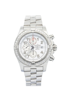 Breitling 2008 Chronometre diamond 44mm watch - White
