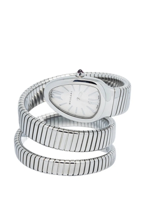Bvlgari Pre-Owned Serpenti Tubogas 35mm watch - White