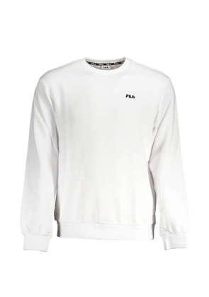Fila logo-print crew-neck sweatshirt - White