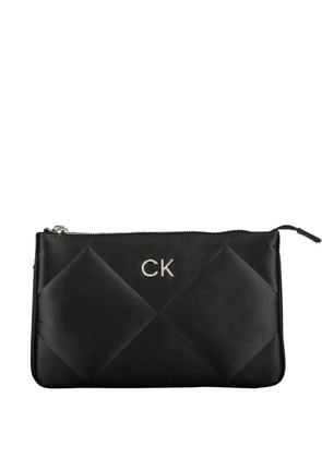Calvin Klein quilted clutch bag - Black