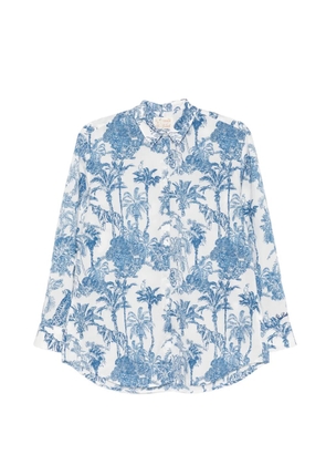 MC2 Saint Barth Brigitte jungle-print shirt - White