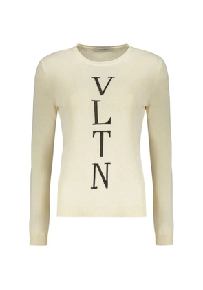 Valentino Garavani intarsia-knit sweater - Neutrals