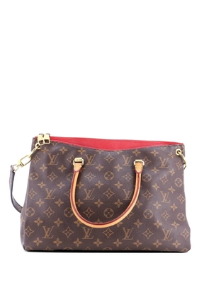Louis Vuitton Pre-Owned Pallas Tote Monogram Canvas with Leather shoulder bag - Brown