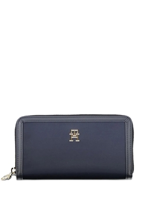Tommy Hilfiger monogram zip-around wallet - Blue