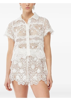 Waimari Nerissa lace blouse - White