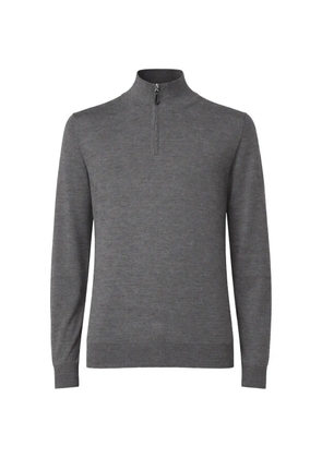 Fedeli fine-knit jumper - Grey