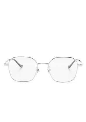 Gucci Eyewear geometric-frame glasses - Grey