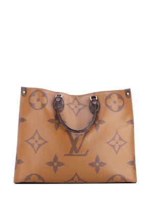 Louis Vuitton Pre-Owned OnTheGo Reverse Monogram Giant GM tote bag - Brown