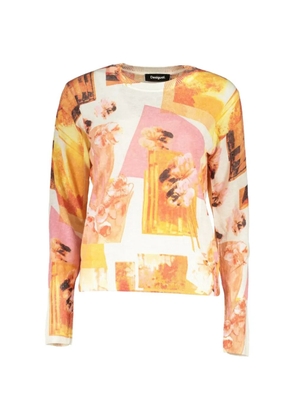 Desigual floral-print sweater - Neutrals