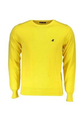 U.S. Grand crew-neck cotton sweater - Yellow