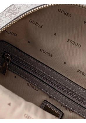 GUESS USA monogram-pattern zip-around backpack - Grey