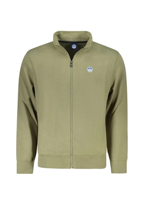 North Sails zip-up mock-neck sweater - Green