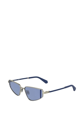 Calvin Klein geometric-frame sunglasses - Gold