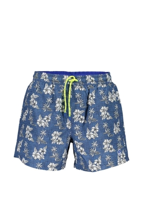 North Sails floral-print swim shorts - Blue