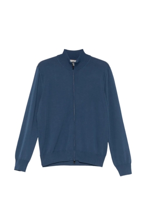 Canali zip-up cardigan - Blue