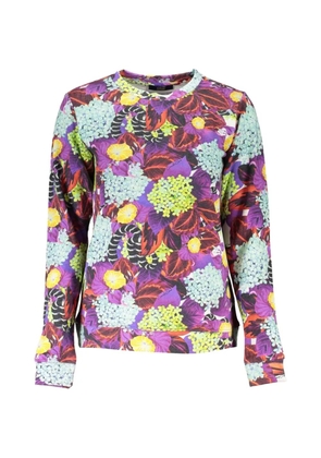 Cavalli Class floral-print sweater - Purple