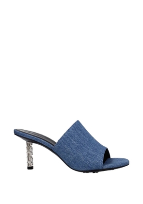 Givenchy G Cube chain denim sandals - Blue