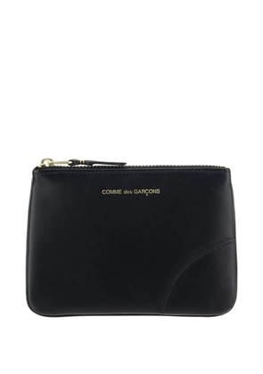 Comme Des Garçons Wallet logo-print leather coin purse - Black