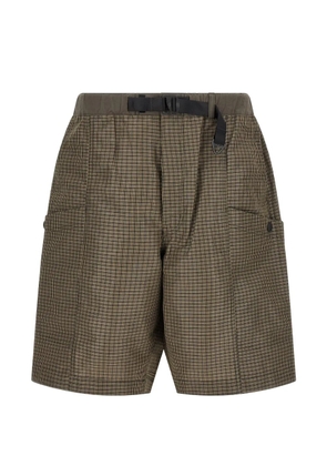 Comme des Garçons Homme Vichy micro-check bermuda shorts - Neutrals