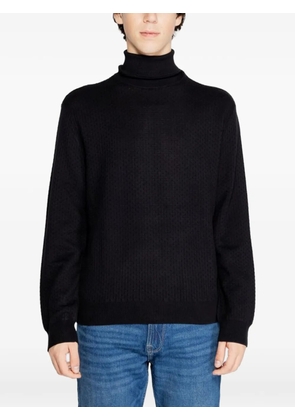 Armani Exchange roll-neck sweater - Black