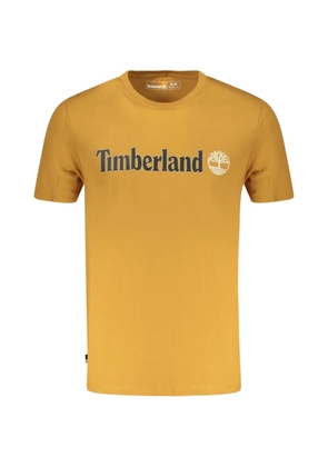 Timberland logo-print T-shirt - Yellow